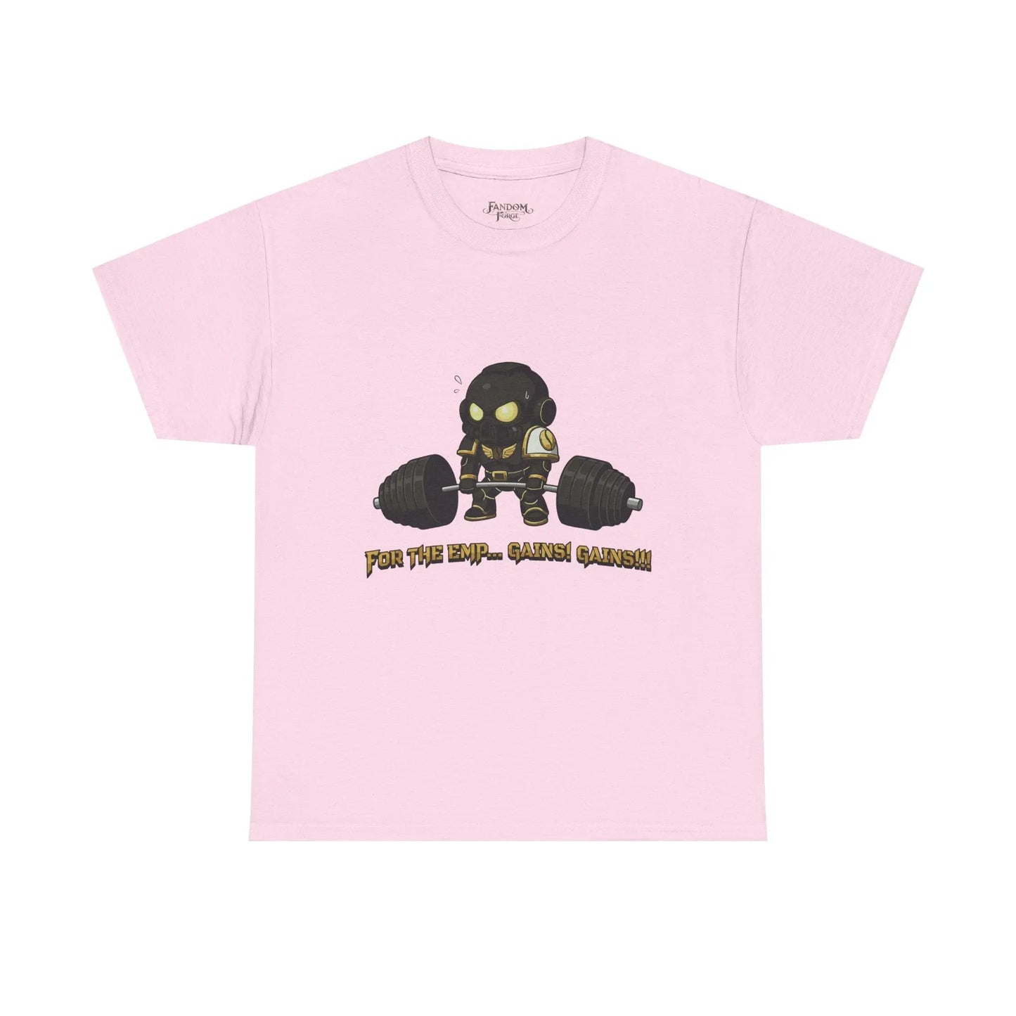 Grimdark Fitness Tee – For the Emp… Gains! Gains!!! Printify