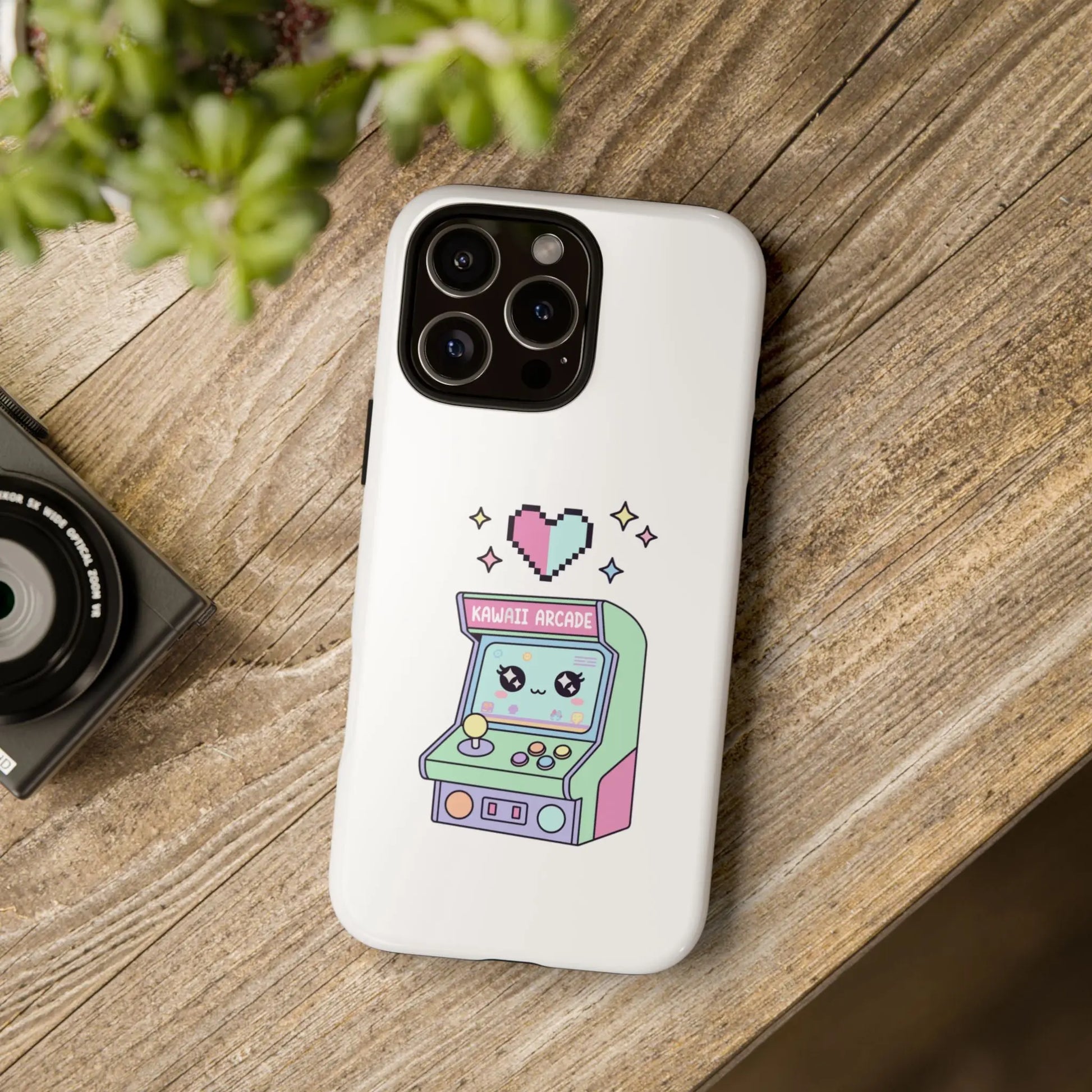 Kawaii Gaming Phone Case – Retro Arcade Printify