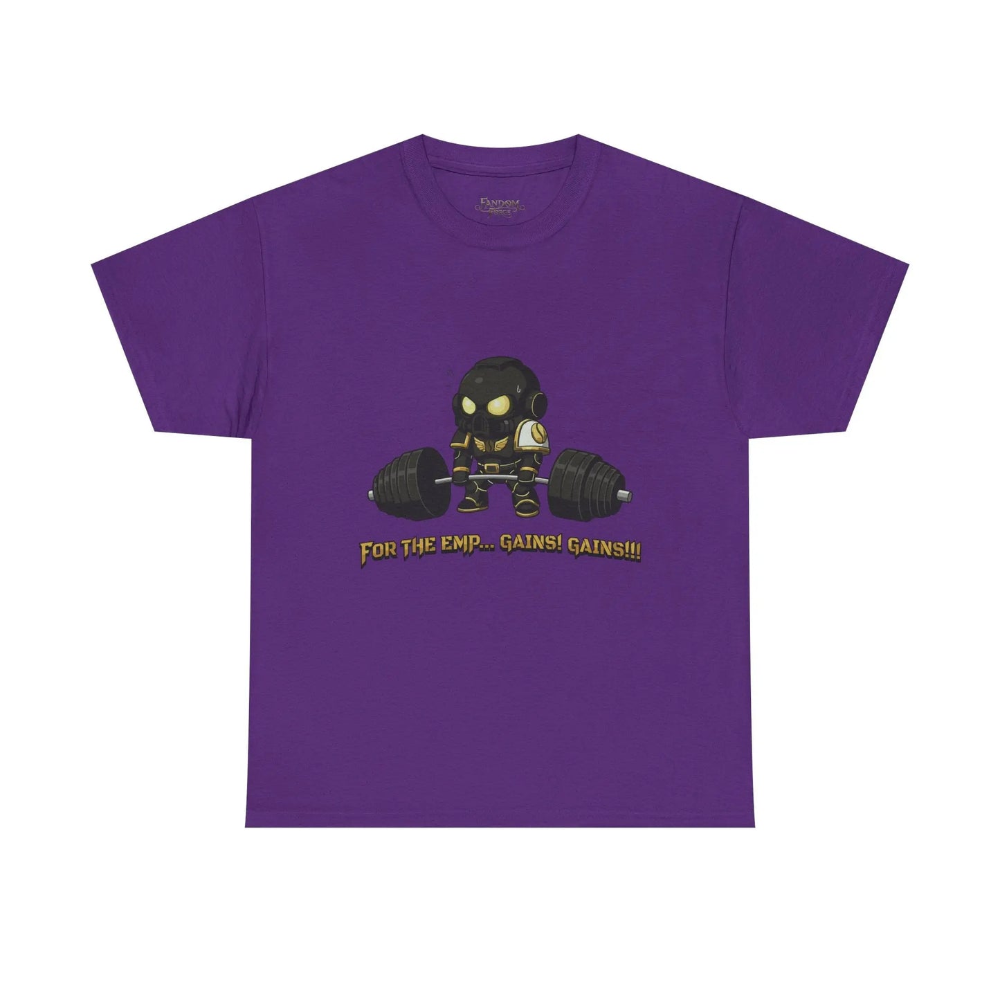 Grimdark Fitness Tee – For the Emp… Gains! Gains!!! Printify