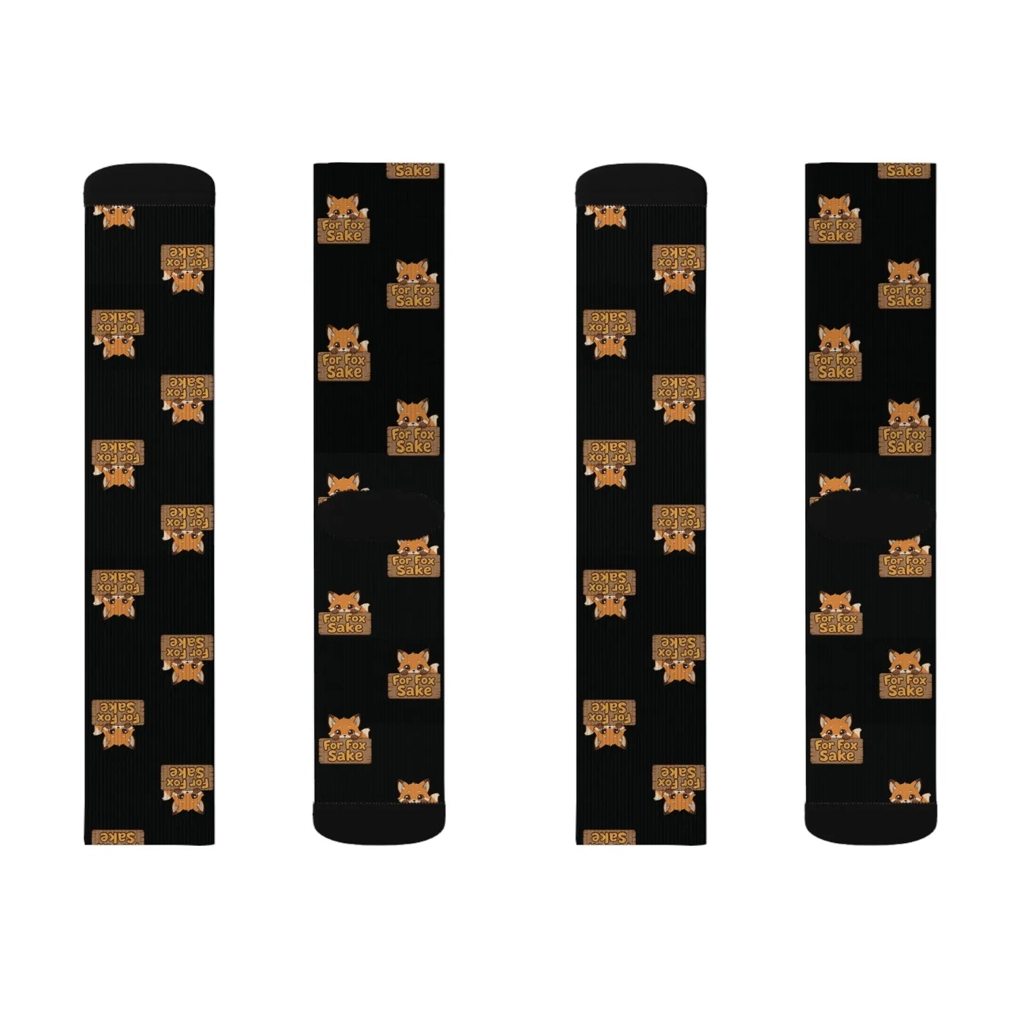 Kawaii Animal Socks – For Fox Sake Printify