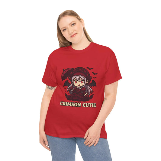 Crypt Court Tee – Crimson Cutie Printify