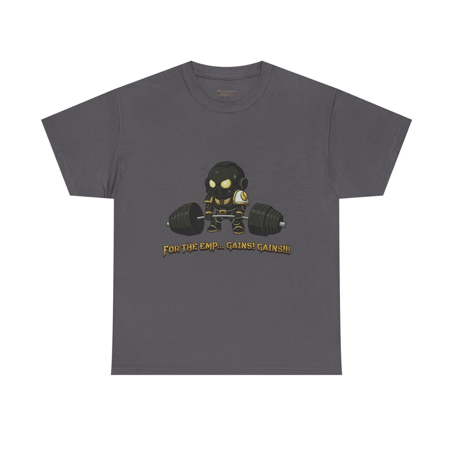 Grimdark Fitness Tee – For the Emp… Gains! Gains!!! Printify
