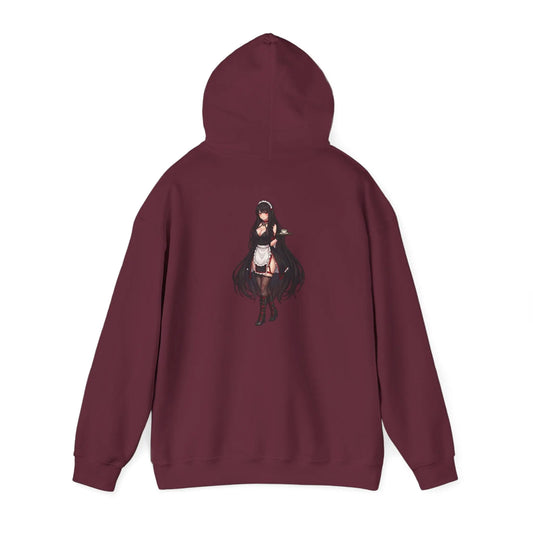 Fandom Cafe Hoodie – Yoru Noir Maid Printify