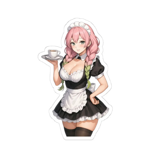 Fandom Cafe Sticker - Rosy Maid Printify