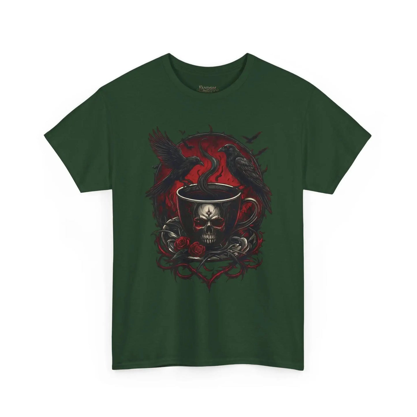 Grimdark - Raven’s Ruinous Roast - T-Shirt Printify
