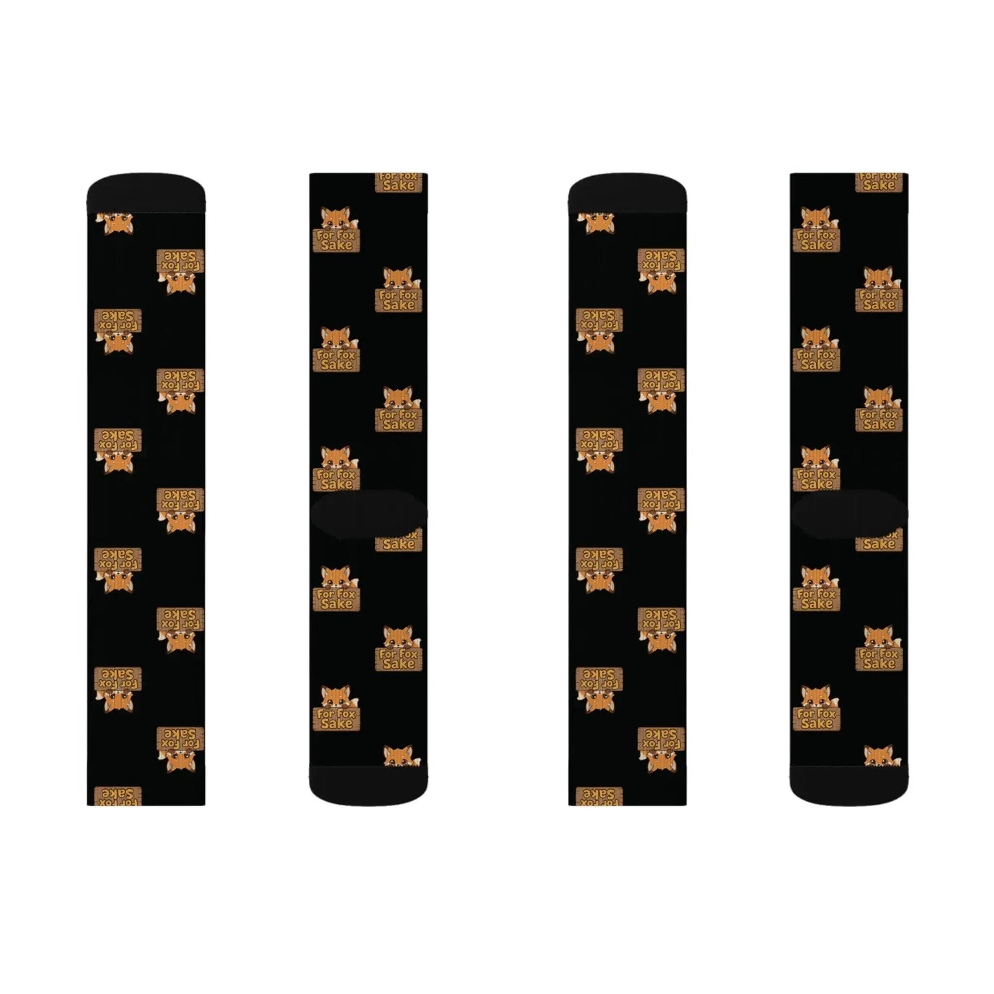 Kawaii Animal Socks – For Fox Sake Printify