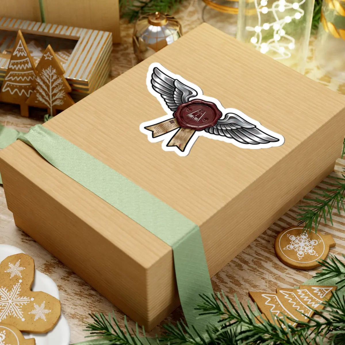 Grimdark Sticker – Flight Seal Printify