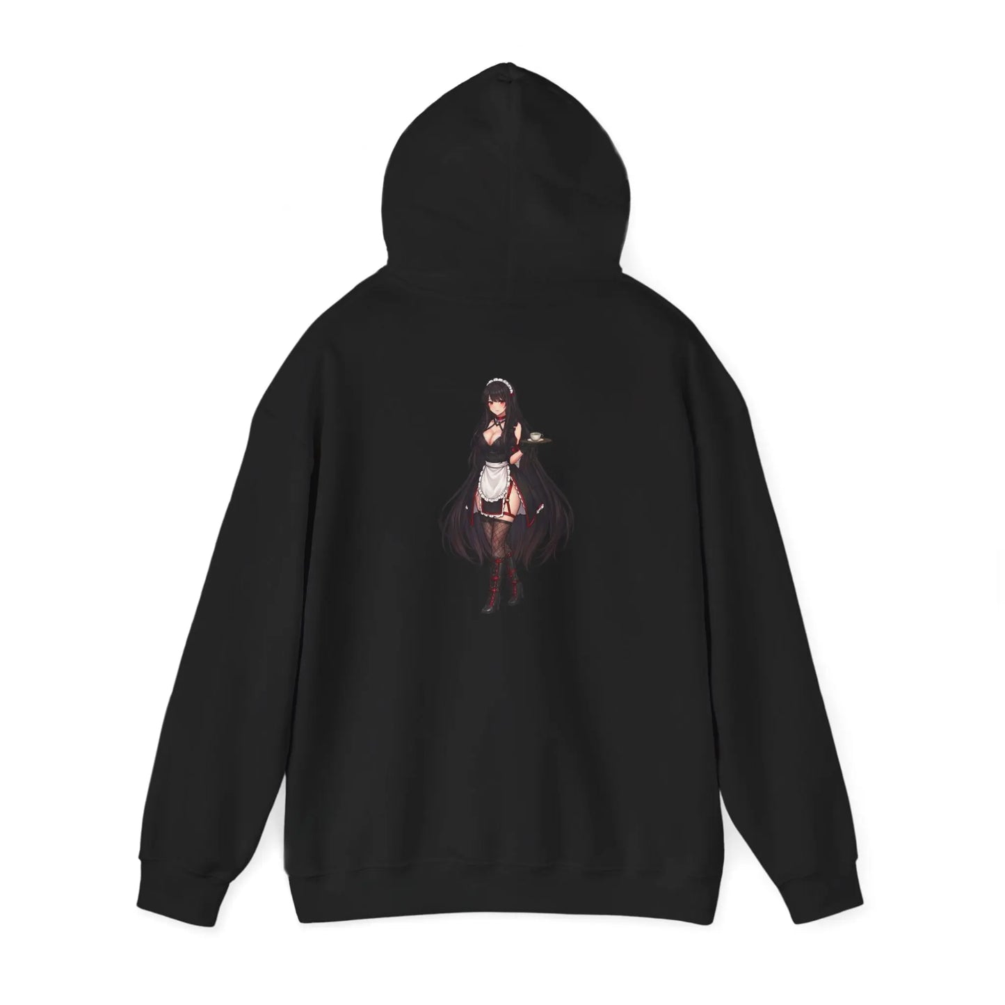Fandom Cafe Hoodie – Yoru Noir Maid Printify