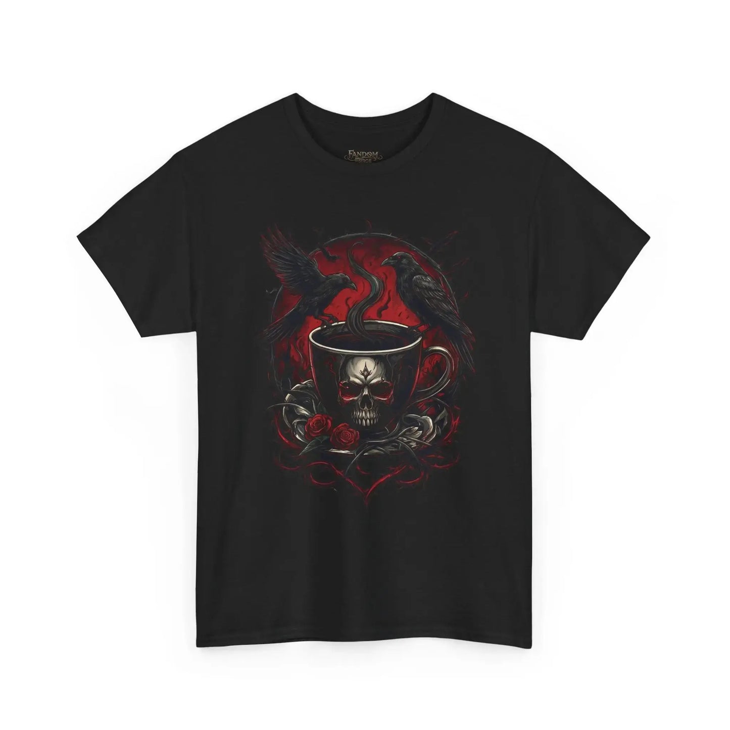 Grimdark - Raven’s Ruinous Roast - T-Shirt Printify