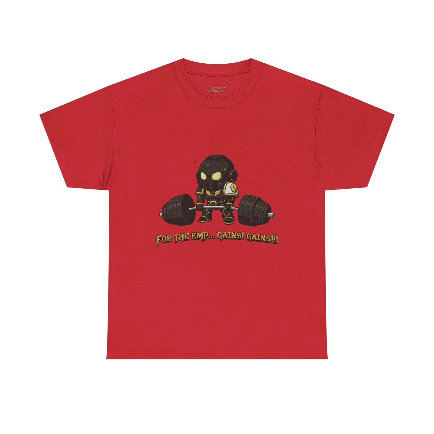 Grimdark Fitness Tee – For the Emp… Gains! Gains!!! Printify