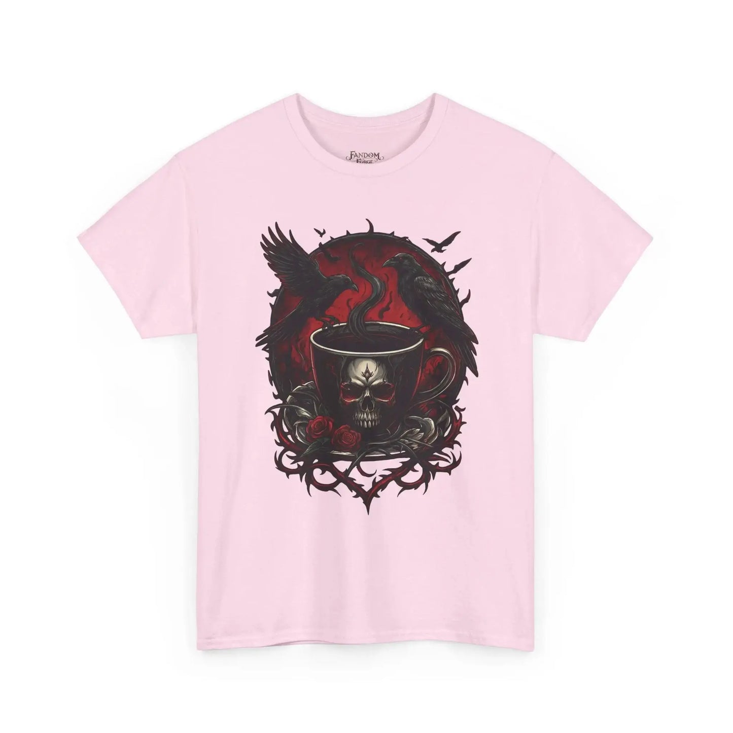 Grimdark - Raven’s Ruinous Roast - T-Shirt Printify