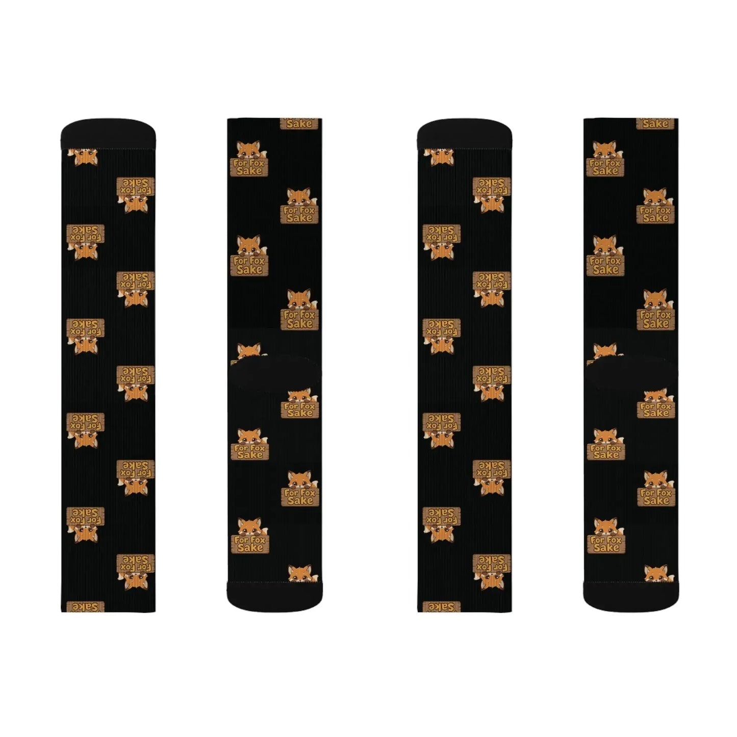 Kawaii Animal Socks – For Fox Sake Printify