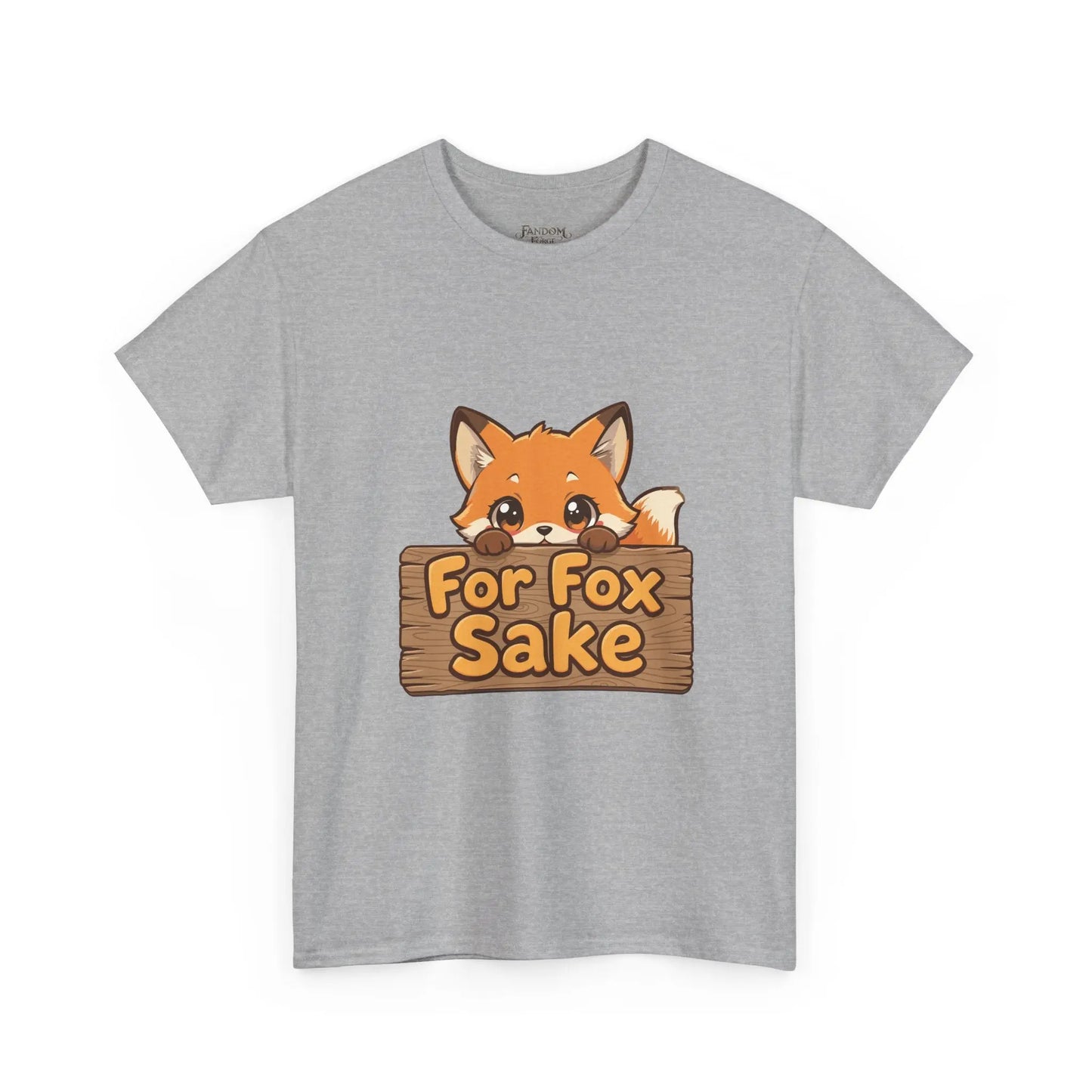 Kawaii Animal Tee – For Fox Sake Printify