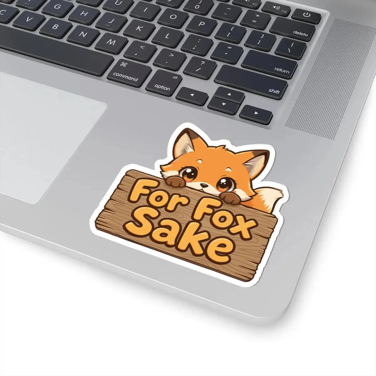 Kawaii Animal Sticker – For Fox Sake Printify