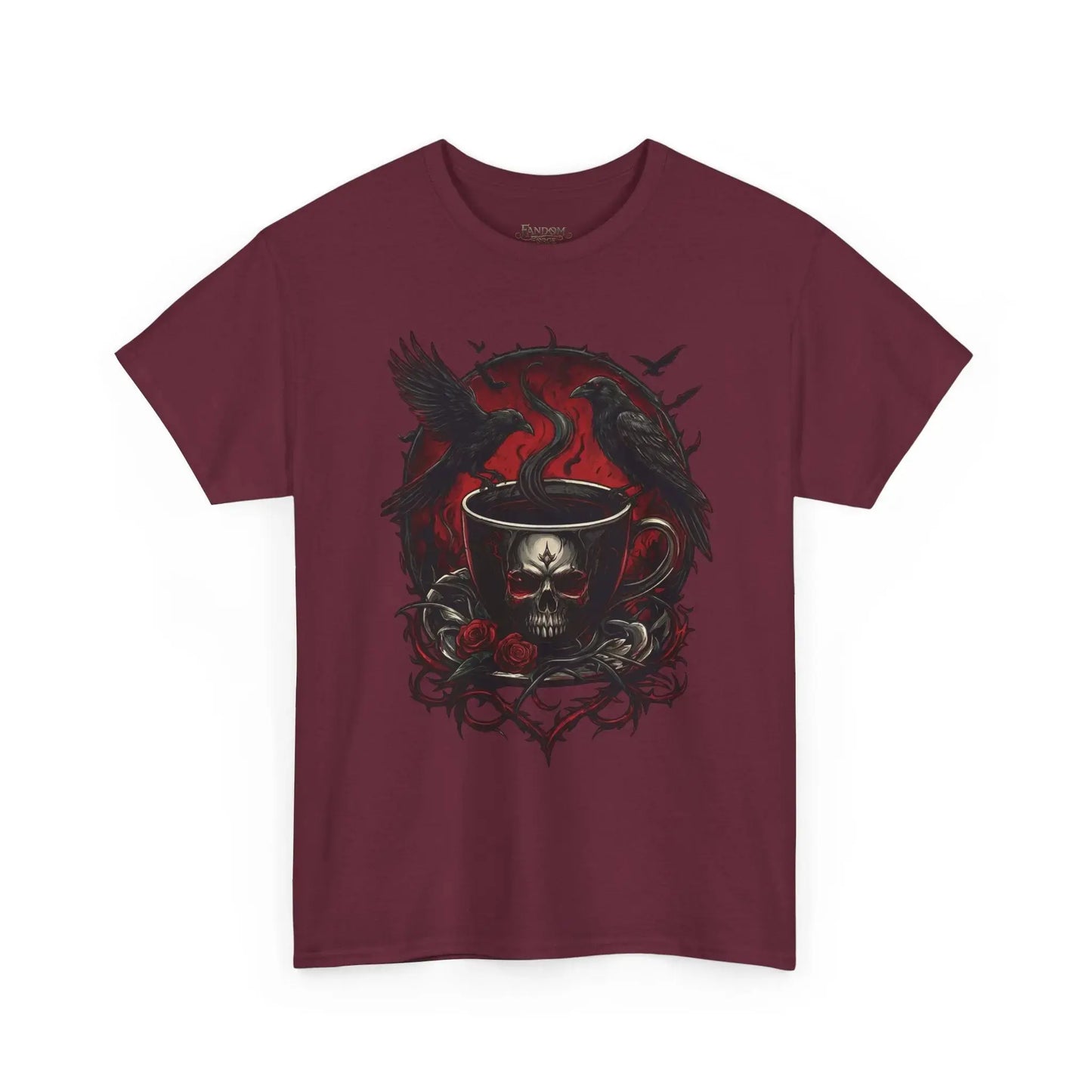 Grimdark - Raven’s Ruinous Roast - T-Shirt Printify