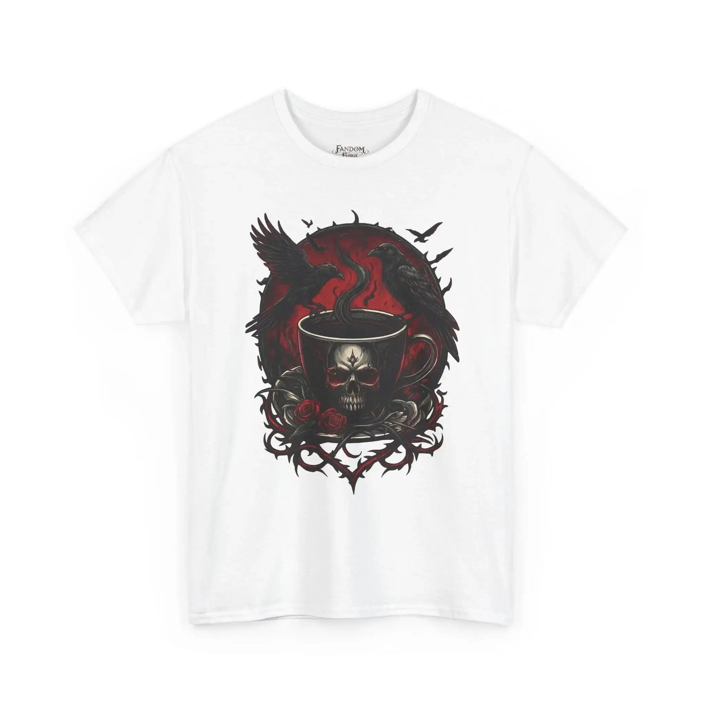 Grimdark - Raven’s Ruinous Roast - T-Shirt Printify