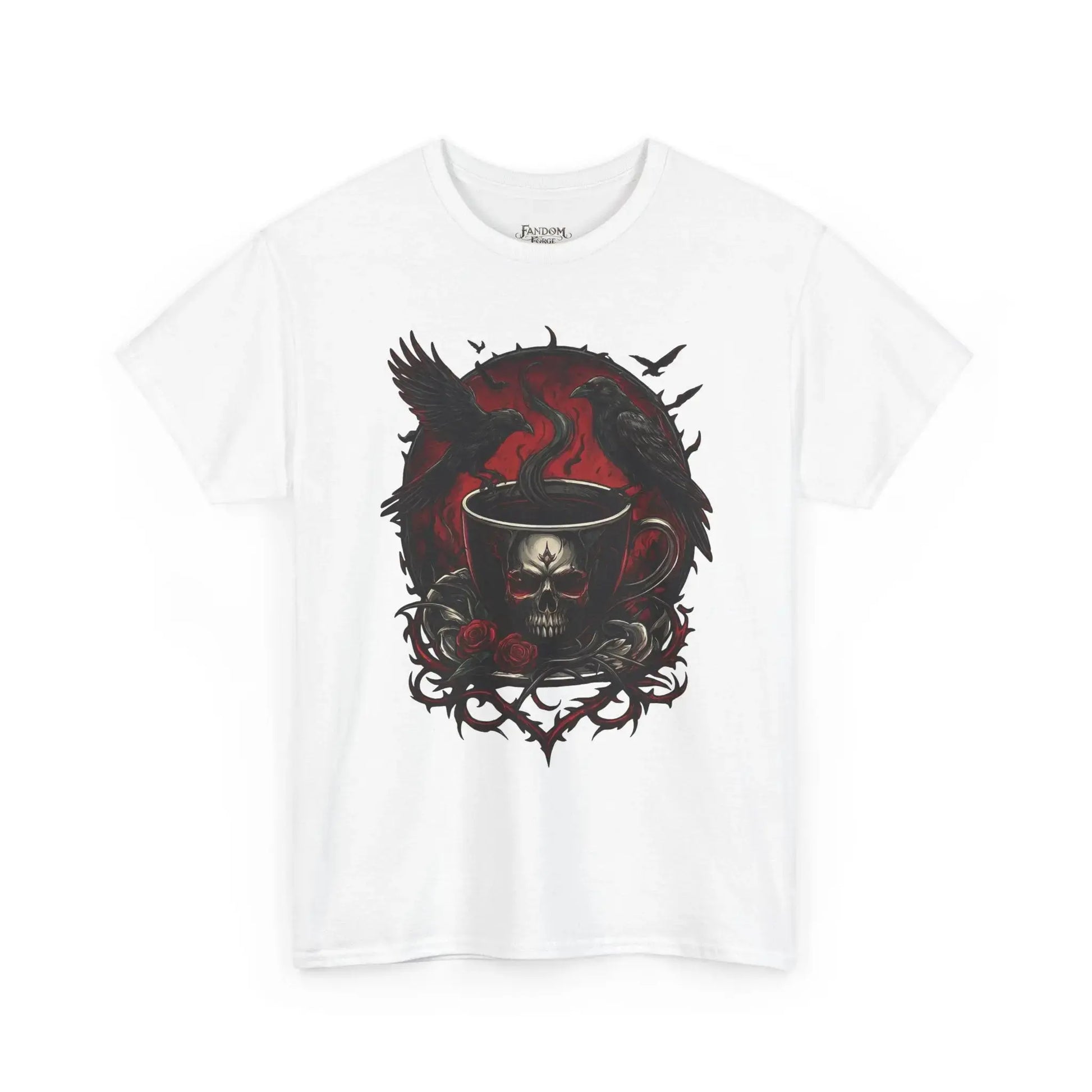 Grimdark - Raven’s Ruinous Roast - T-Shirt Printify