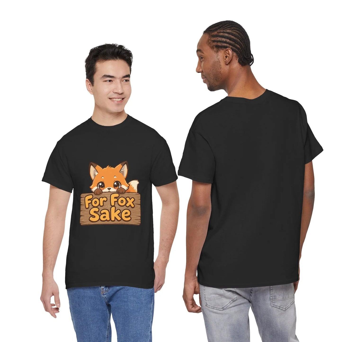 Kawaii Animal Tee – For Fox Sake Printify
