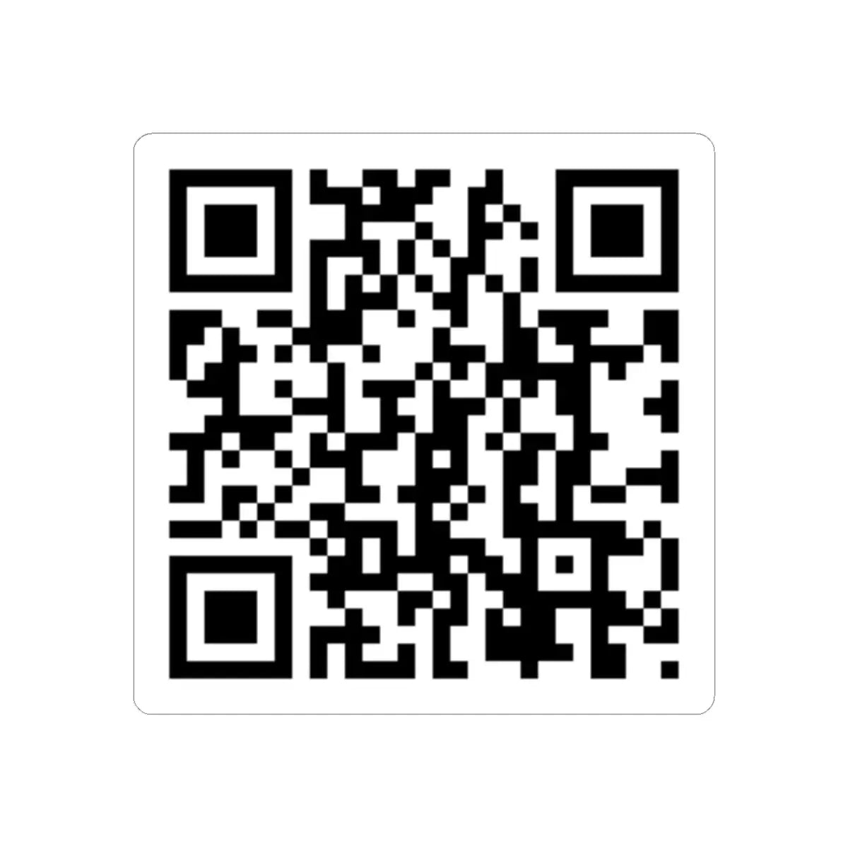 Fandom Forge Sticker - Store QR Code Printify