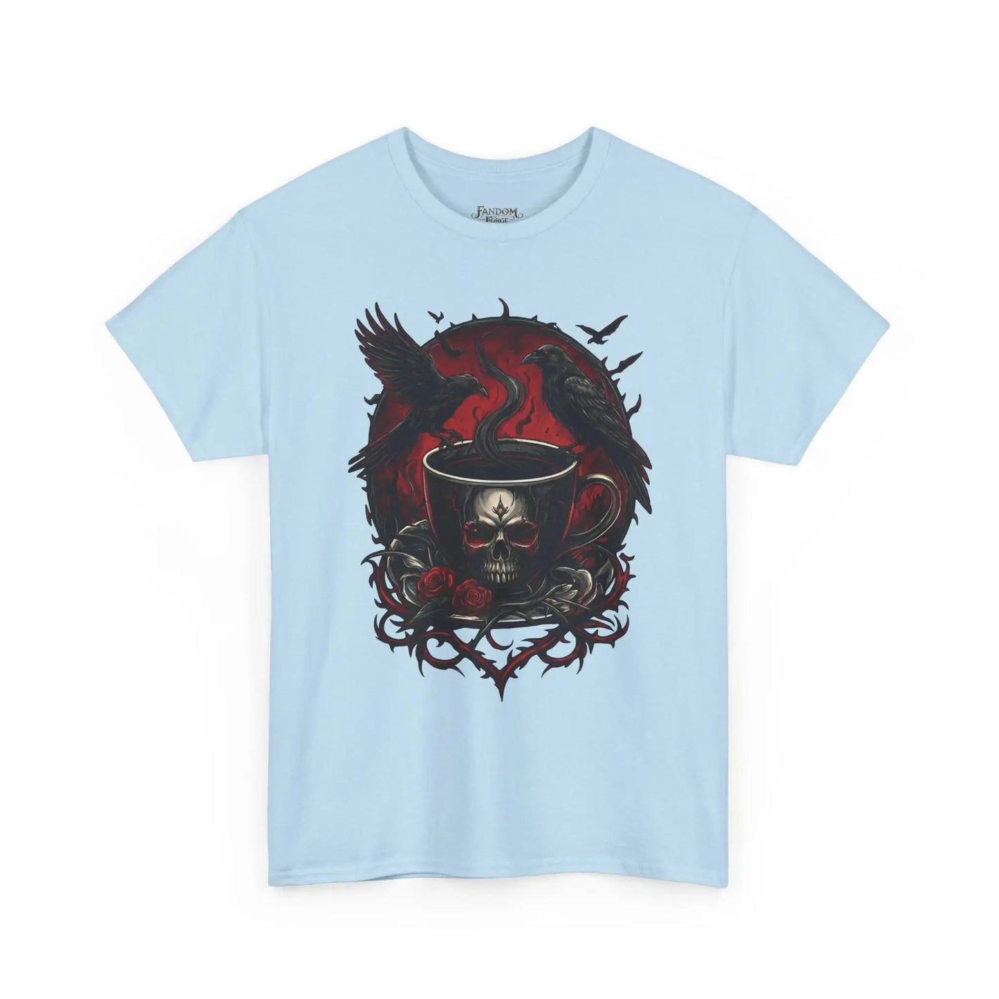 Grimdark - Raven’s Ruinous Roast - T-Shirt Printify